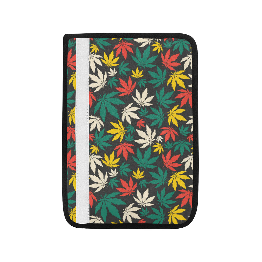Canabis Marijuana Weed Pattern Print Design 02 Car Seat Belt Cover