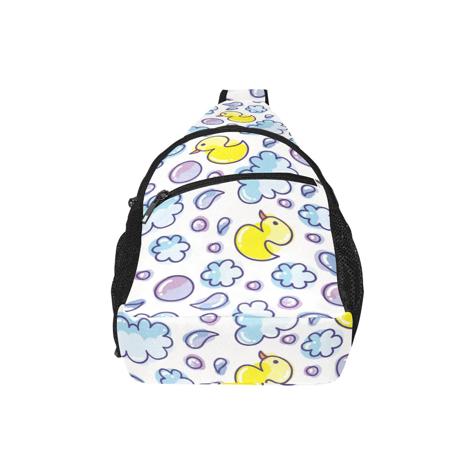 Duck Pattern Print Design 01 All Over Print Chest Bag