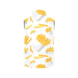 French fries white paper box pattern Women's Padded Vest
