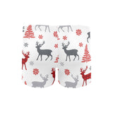 Deer tree snowflakes chrismas pattern Men's Swimming Trunks