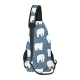 polar bear mother her child pattern All Over Print Chest Bag