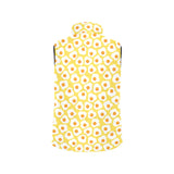 Fried Eggs Pattern Print Design 05 Women's Padded Vest