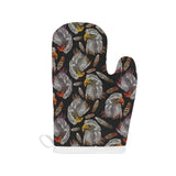 Eagle Pattern Print Design 05 Heat Resistant Oven Mitts