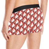 Fire flame symbol design pattern Men's All Over Print Boxer Briefs Men's Underwear