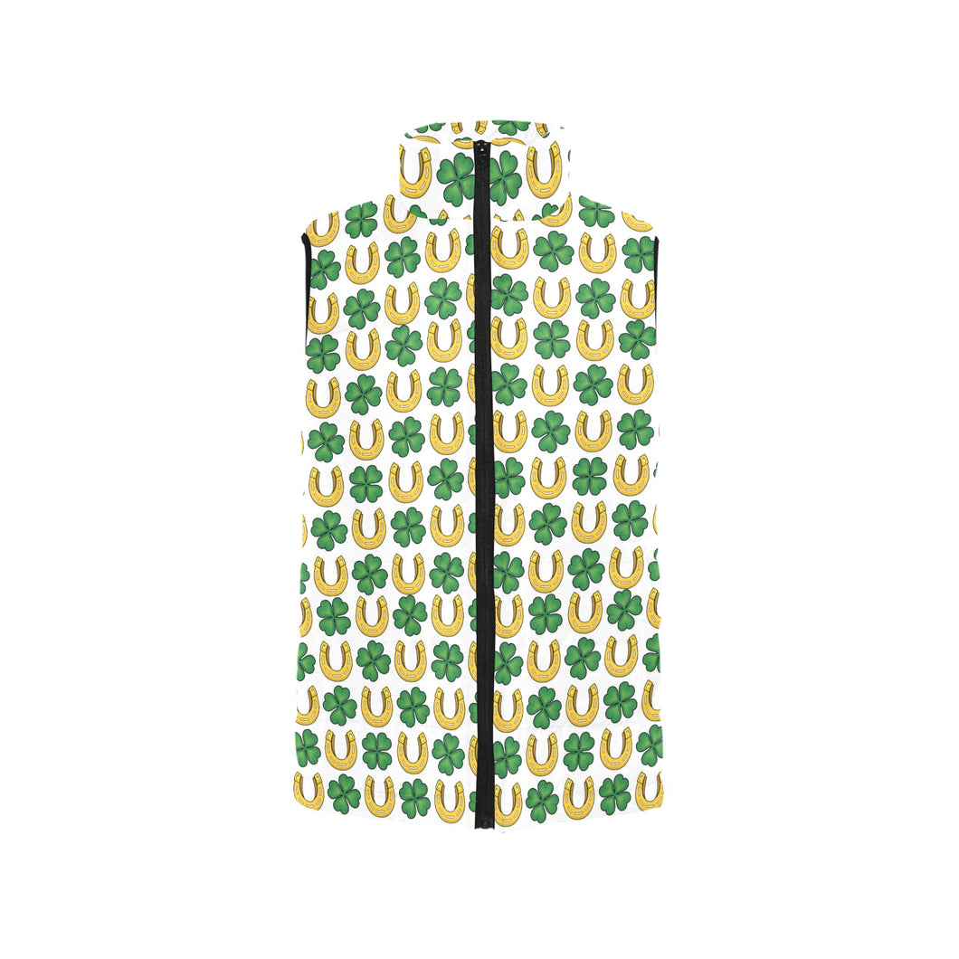 Horseshoes Pattern Print Design 04 Men's Padded Vest