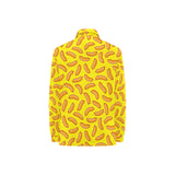 Sausage Pattern Print Design 01 Women's Long Sleeve Polo Shirt