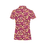 Popcorn Pattern Print Design 02 Women's All Over Print Polo Shirt