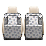 Hedgehog Pattern Print Design 04 Car Seat Back Organizer