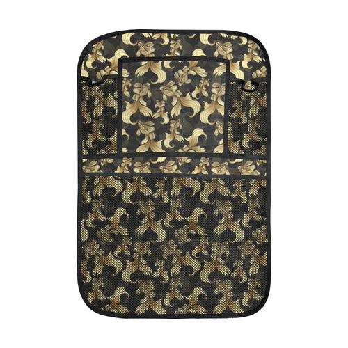 Goldfish Pattern Print Design 01 Car Seat Back Organizer