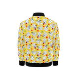 Yorkshire Terrier Pattern Print Design 05 Kids' Boys' Girls' Bomber Jacket