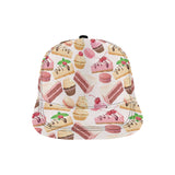 Cake cupcake sweets pattern All Over Print Snapback Cap