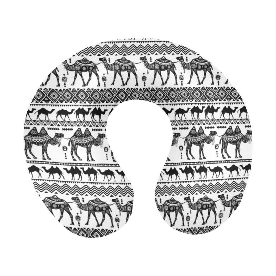 Camel polynesian tribal pattern U-Shaped Travel Neck Pillow