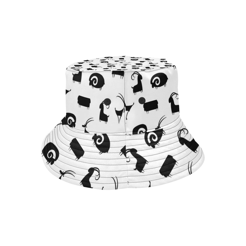 Goat ram pattern Unisex Bucket Hat