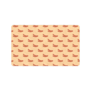 Sausage Pattern Print Design 03 Doormat