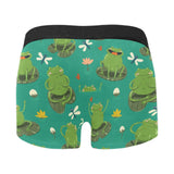 Cute frog dragonfly design pattern Men's All Over Print Boxer Briefs Men's Underwear