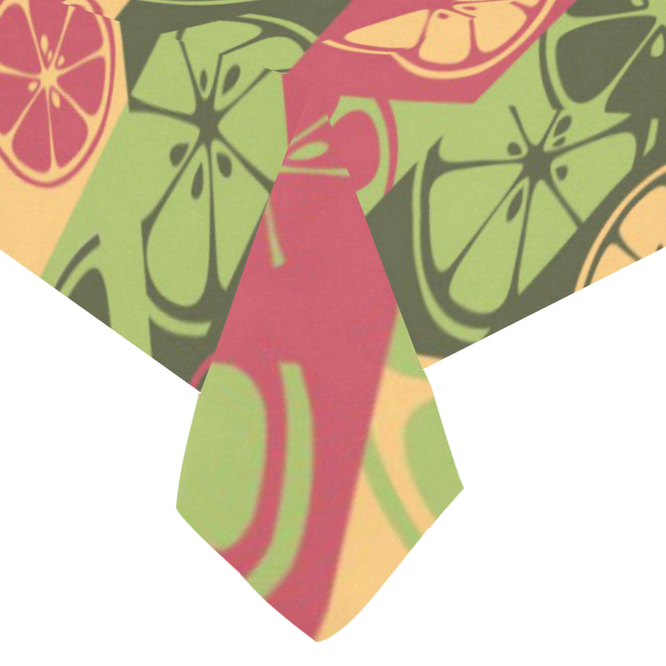 Cool Geometric lime pattern Tablecloth