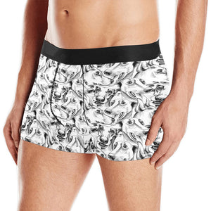 Greyhound Pattern Print Design 01 Men's All Over Print Boxer Briefs Men's Underwear