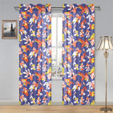 Goldfish Pattern Print Design 04 Gauze Curtain
