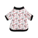 Yorkshire Terrier Pattern Print Design 04 All Over Print Pet Dog Round Neck Fuzzy Shirt