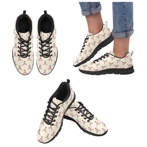 Golden Retriever Pattern Print Design 01 Women's Sneaker Shoes