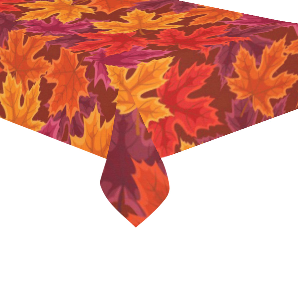 Autumn maple leaf pattern Tablecloth