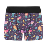 beautiful mermaid Fish jellyfish algae other marin Men's All Over Print Boxer Briefs Men's Underwear