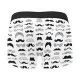 Mustache Beard Pattern Print Design 04 Men's All Over Print Boxer Briefs Men's Underwear