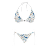 blue butterfly pattern Sexy Bikinis Two-Piece Swimsuits