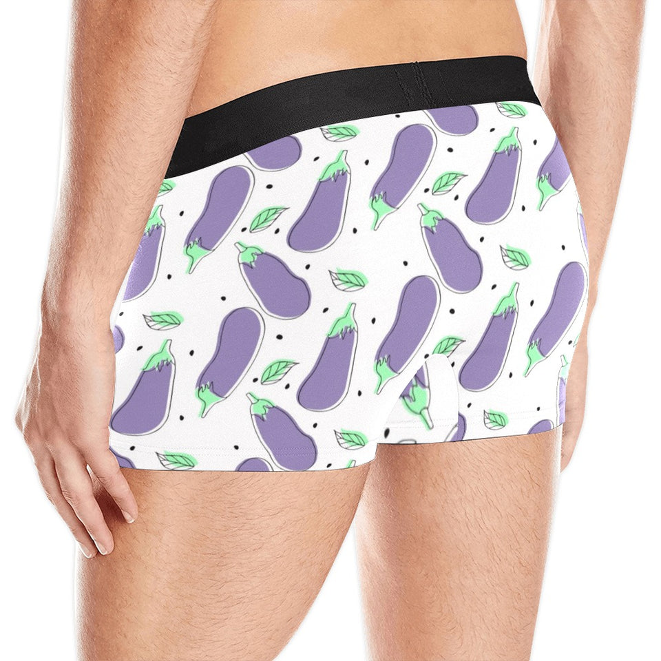 Eggplant Pattern Print Design 05 Men's All Over Print Boxer Briefs Men's Underwear
