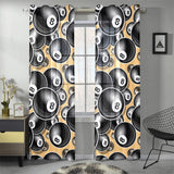 Billiard Ball Pattern Print Design 04 Gauze Curtain