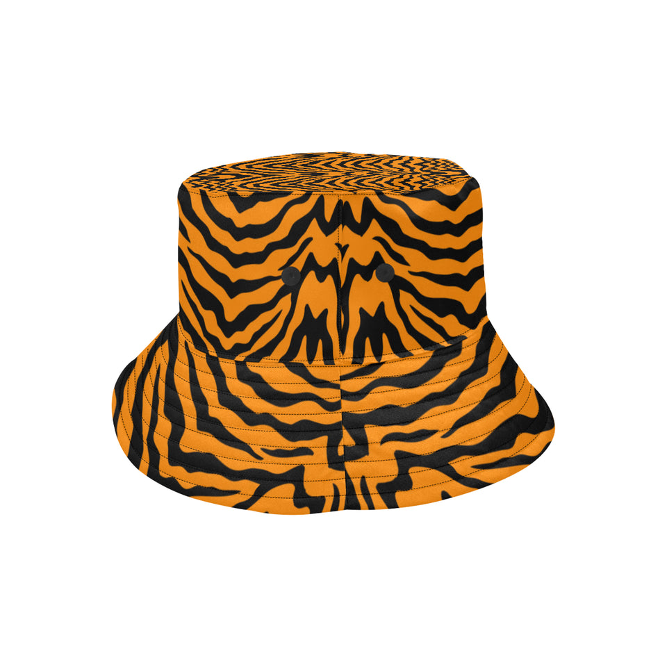 Bengal tigers skin print pattern Unisex Bucket Hat
