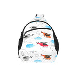 Watercolor helicopter cloud pattern All Over Print Chest Bag