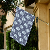 Elephant tribal design pattern House Flag Garden Flag