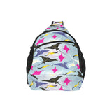Stingray Pattern Print Design 01 All Over Print Chest Bag
