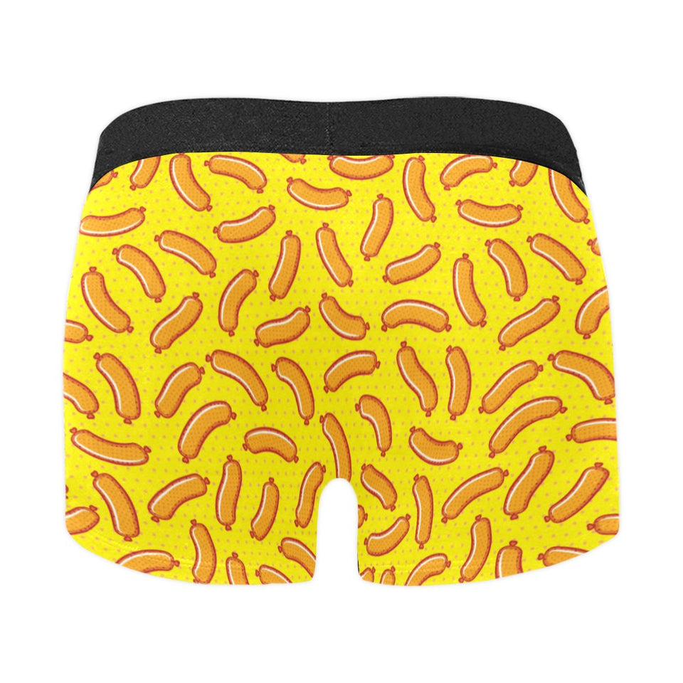 Sausage Pattern Print Design 01 Men's All Over Print Boxer Briefs Men's Underwear