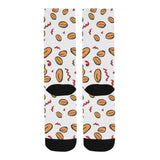 peanuts pattern background Crew Socks