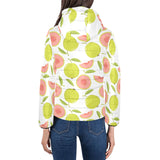 Guava pattern Women's Padded Hooded Jacket