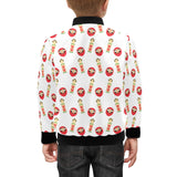 Daruma japanese wooden doll Kids' Boys' Girls' Bomber Jacket