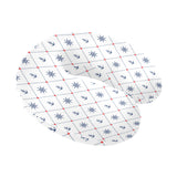 Anchor rudder nautical design pattern U-Shaped Travel Neck Pillow