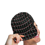 Deer Christmas new year pattern argyle All Over Print Snapback Cap