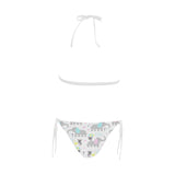 Cute elephant mouse pattern Sexy Bikinis Two-Piece Swimsuits