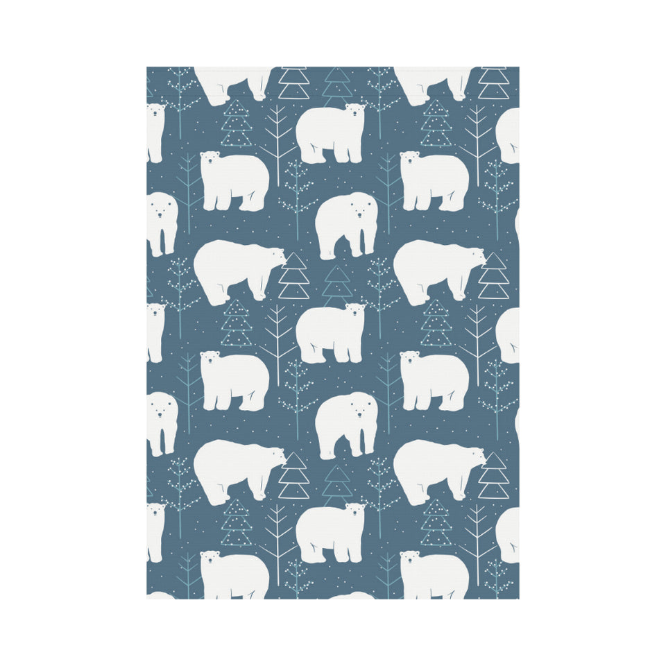 polar bear mother her child pattern House Flag Garden Flag