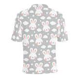 Rabbit cloud Pattern Men's All Over Print Polo Shirt