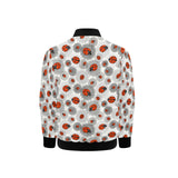 Ladybug Pattern Print Design 05 Kids' Boys' Girls' Bomber Jacket