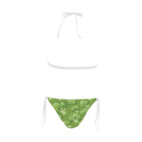Broccoli pattern green background Sexy Bikinis Two-Piece Swimsuits