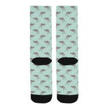 Kangaroo pattern background Crew Socks