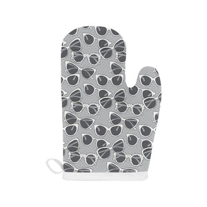 Sun Glasses Pattern Print Design 04 Heat Resistant Oven Mitts