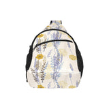 Lavender modern pattern blackground All Over Print Chest Bag