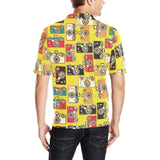 Camera Pattern Print Design 02 Men's All Over Print Polo Shirt