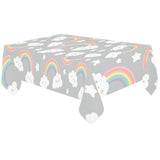 Cute rainbow clound star pattern Tablecloth